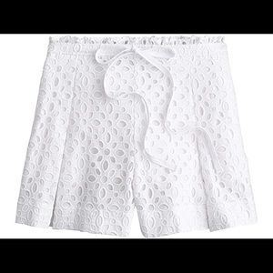 J Crew Belaire Lace Shorts